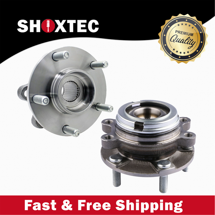 Shoxtec Front Wheel Bearing Hub Assembly Replacement for 2007-2012 Nissan Altima 2.5L L4 29 splines Repl. no 513294