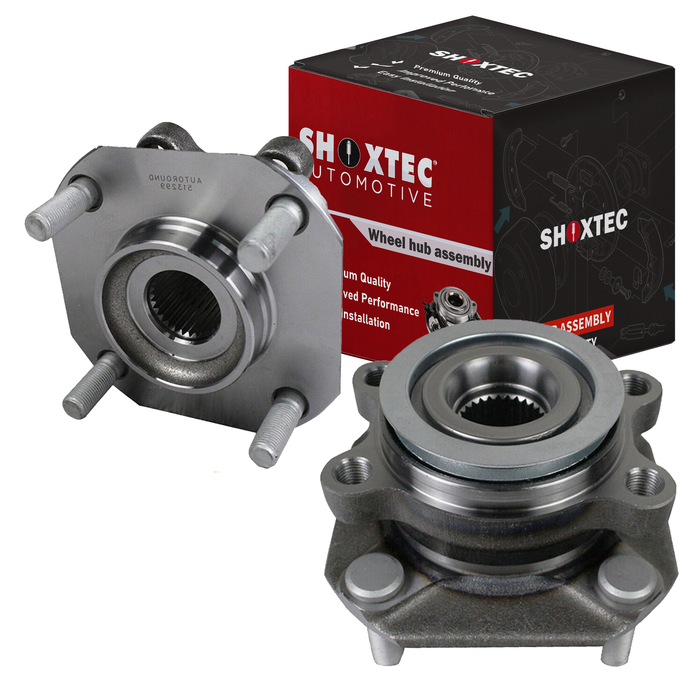 Shoxtec Front Wheel Bearing Hub Assembly Replacement for 2007-2012 Nissan Sentra for models with 2.0L L4 engine and non-ABS Repl. no 513299