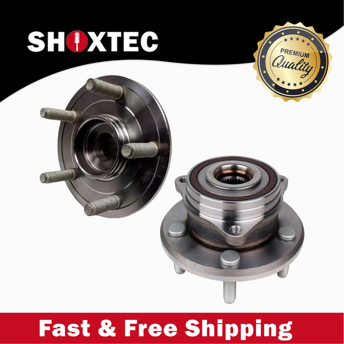 Shoxtec Front Pair Wheel Bearing Hub Assembly Compatible with 11-23 Dodge Durango 2WD&4WD; Compatible with 11-21 Jeep Grand Cherokee; Compatible with 2022 Jeep Grand Cherokee WK Repl Part No. 513324