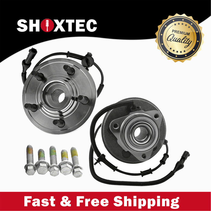Shoxtec Front Wheel Bearing Hub Assembly Replacement for 2002-2005 Ford Explorer 2002-2003 Ford Explorer 2003-2005 Lincoln Aviator 2002-2005 Mercury Mountaineer Repl. no 515050