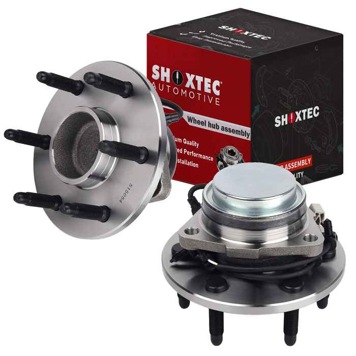 Shoxtec Front Wheel Bearing Hub Assembly Replacement for 2002-2006 Cadillac Escalade Avalanche Express Silverado Tahoe Savana GMC Sierra Yukon XL Express Savana Chevrolet Suburban Repl. no 515054