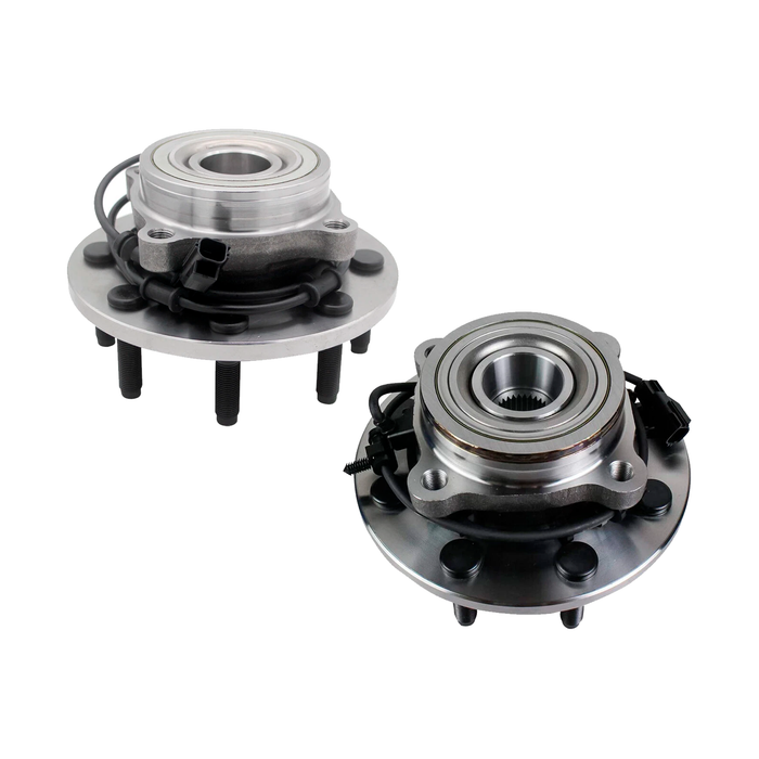 Shoxtec Front Pair Wheel Bearing Hub Assembly Compatible with 2003-2005 Dodge Ram 2500 4WD; Compatible with 2003-2005 Dodge Ram 3500 4WD Repl Part No. 515061