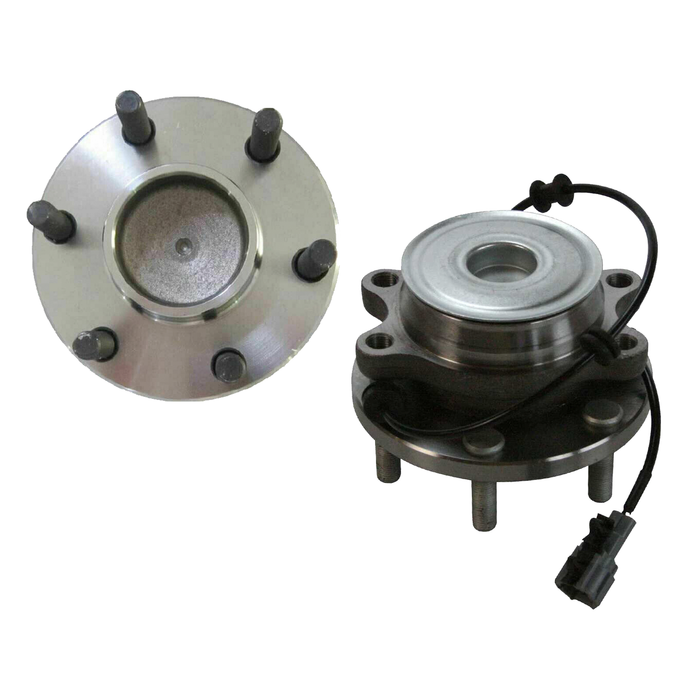 Shoxtec Front Wheel Bearing Hub Assembly Replacement for 05-18 Nissan Frontier 05-12 Nissan Pathfinder 05-15 Nissan Xterra 2009-2012 Suzuki Equator RWD ONLY Repl. no 515064