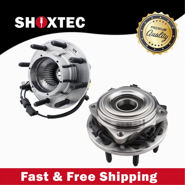 Shoxtec Front Wheel Bearing Hub Assembly Replacement for 2005-2010 ford F-350 Super Duty Replacement for 2005-2010 ford F-250 Super Duty Repl. no 515081