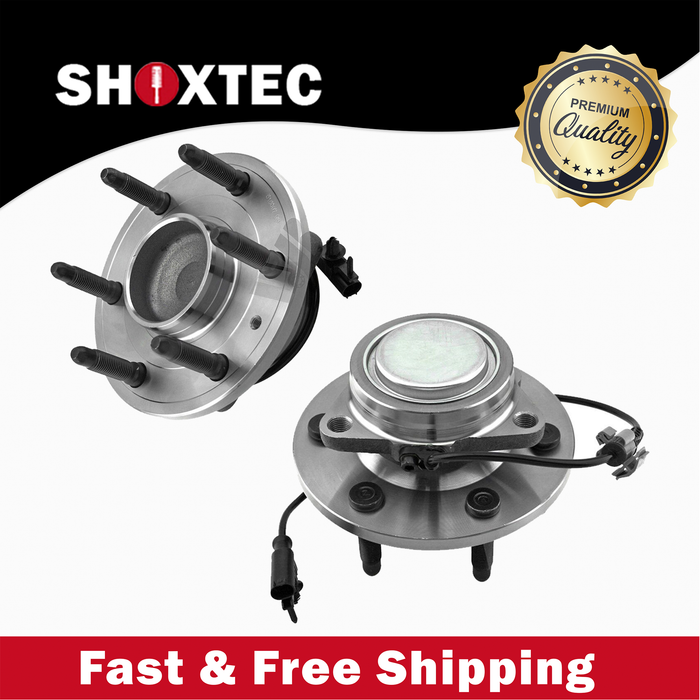Shoxtec Front Wheel Bearing Hub Assembly Replacement for 07-14 Cadillac Escalade 07-13 Chevrolet Avalanche 07-13 Silverado 1500 07-13 GMC Sierra 1500 07-14 Yukon XL 1500 Repl. no 515097