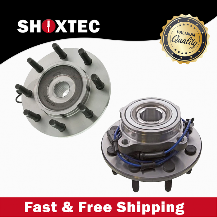 Shoxtec Front Wheel Bearing Hub Assembly Replacement for 2006-2008 Dodge Ram 1500 Dodge Ram 2500 Dodge Ram 3500 with 8 lug wheels Repl. no 515101
