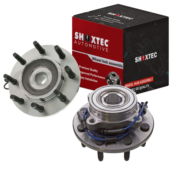 Shoxtec Front Wheel Bearing Hub Assembly Replacement for 2006-2008 Dodge Ram 1500 Dodge Ram 2500 Dodge Ram 3500 with 8 lug wheels Repl. no 515101