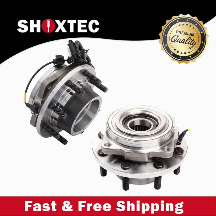 Shoxtec Front Wheel Bearing Hub Assembly Replacement for 2011-2016 Ford F-350 Super Duty 4WD Dual Rear wheels Repl. no 515131
