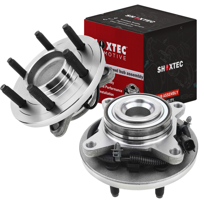 Shoxtec Front Wheel Bearing Hub Assembly Replacement for 2011-2014 ford Expedition 2011-2014 Lincoln Navigator 2011-2014 ford F-150 Fits RWD Only Repl. no 515143