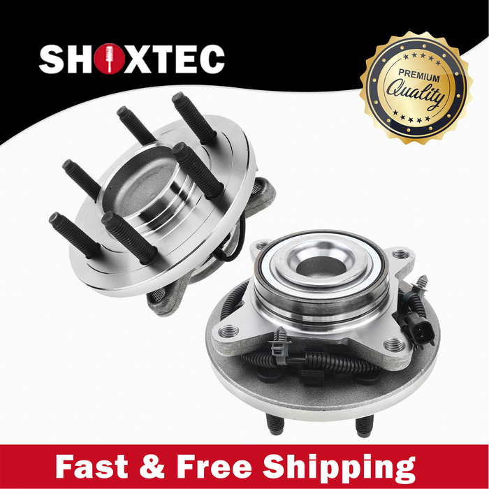 Shoxtec Front Wheel Bearing Hub Assembly Replacement for 2011-2014 ford Expedition 2011-2014 Lincoln Navigator 2011-2014 ford F-150 Fits RWD Only Repl. no 515143