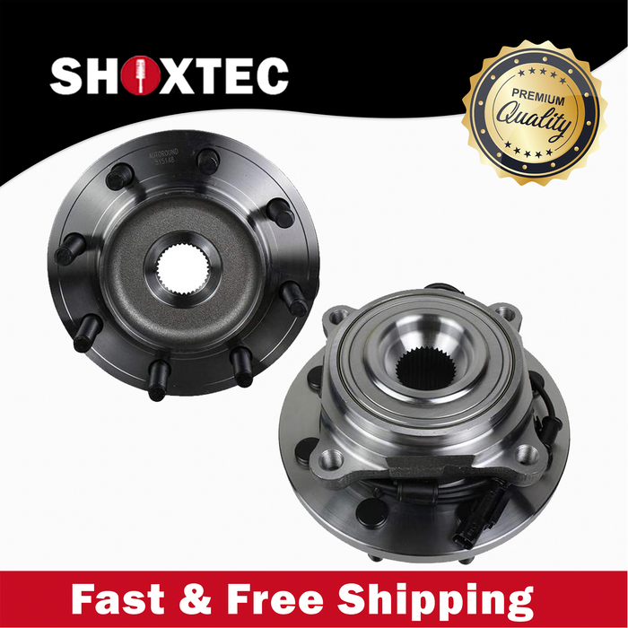 Shoxtec Front Wheel Bearing Hub Assembly Replacement for 2012-2013 Dodge Ram 2500 4WD 2012-2013 Ram 3500 Repl. no 515148