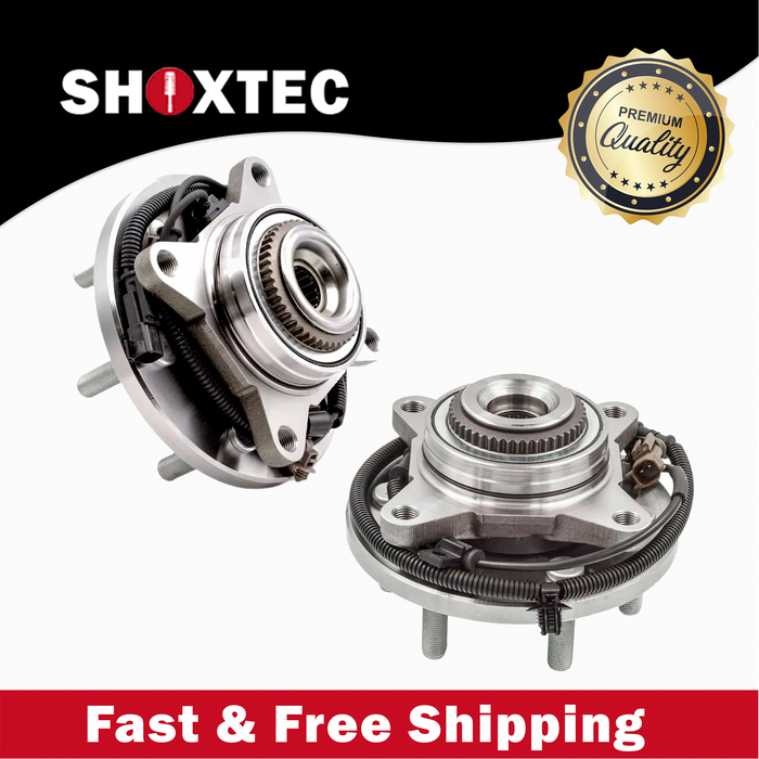 Shoxtec Rear Pair Wheel Bearing Hub Assembly Compatible with 2015 2016 2017 Ford F-150 Repl Part No. 515169