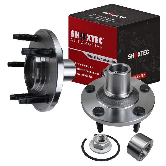 Shoxtec Front Wheel Bearing Hub Assembly Replacement for 2001-2012 Ford Escape 2001-2011 Mazda Tribute 2005-2011 Mercury Mariner Repl. no 518515