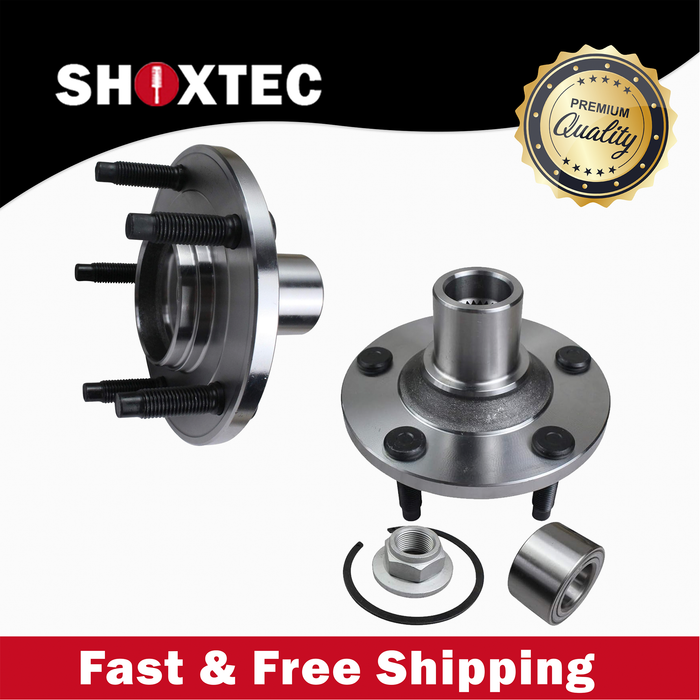 Shoxtec Front Wheel Bearing Hub Assembly Replacement for 2001-2012 Ford Escape 2001-2011 Mazda Tribute 2005-2011 Mercury Mariner Repl. no 518515