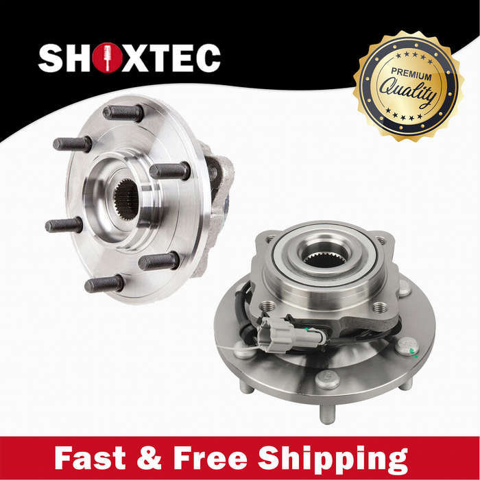 Shoxtec Rear Wheel Bearing Hub Assembly Replacement for Infiniti QX56 2005-2012 Nissan Armada 2004 Nissan Pathfinder Repl. no 541004