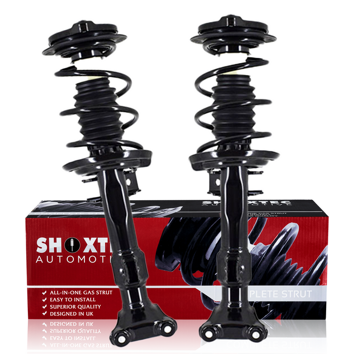 Shoxtec Front Complete Strut Assembly Replacement for 2008-2009 Mercedes Benz C230 RWD; 2010-2014 Mercedes Benz C250 RWD; 2008-2011 Mercedes Benz C300 RWD; 2008-2014 Mercedes Benz C350 RWD; W204 Chassis ONLY Repl No. 1333049