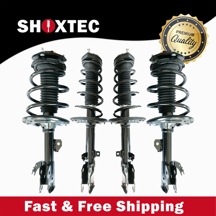 Shoxtec Full Set Complete Strut Assembly Replacement for 2013-2015 Toyota Avalon XLE V6 3.5L Repl No. 1333566L, 1333566R, 1333562L, 1333562R