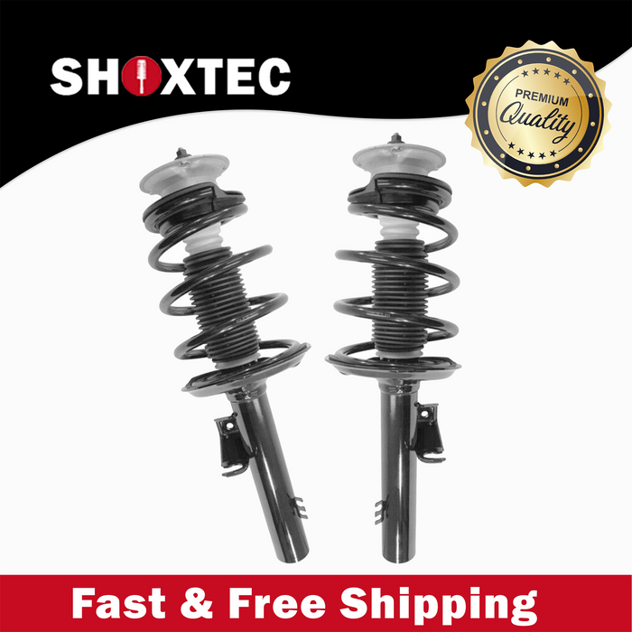 Shoxtec Front Complete Strut Assembly Replacement For 2004-2010 BMW X3 Repl No. 1335994L, 1335994R