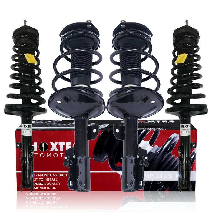 Shoxtec Full Set Complete Strut Assembly Replacement for 2002-2003 Lexus ES300; 2002-2003 Toyota Camry Repl No. 171491, 171490, 171493, 171492