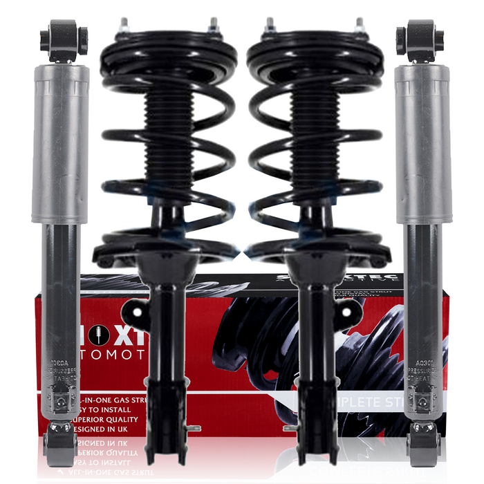 Shoxtec Full Set Complete Strut Assembly Replacement for 2007-2009 Hyundai Sante Fe GLS Repl No. 172300, 172299, 37322