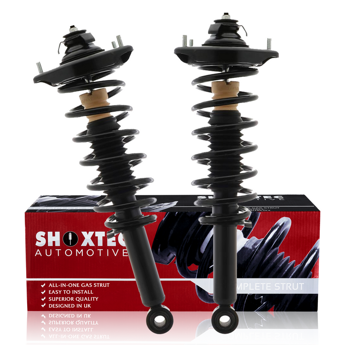 Shoxtec Rear Complete Strut Assembly Replacement for 2004 2005 2006 2007 2008 2009 2010 2011 Mitsubishi Galant DE, SE, ES; 2.4L L4 Repl No. 172397