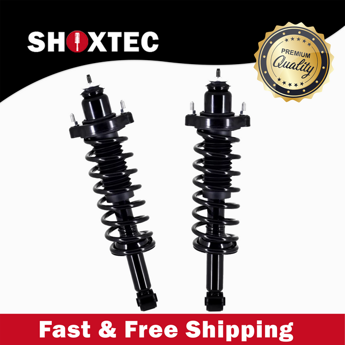 Shoxtec Rear Complete Strut Assembly Replacement for 2008-2010 Mitsubishi Lancer 2.0L L4; DE, ES models Only, Repl No. 172399