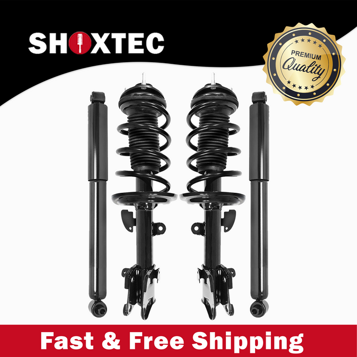Shoxtec Full Set Complete Strut Assembly Replacement for 2007 2008 2009 Mazda CX-7 Repl Part No. 11683 11684 37313