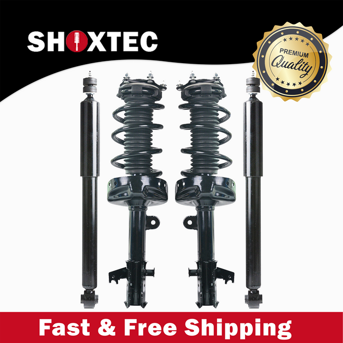 Shoxtec Full Set Complete Strut Assembly Replacement for 2007-2012 Acura RDX Repl No. 172492, 172491, 37326