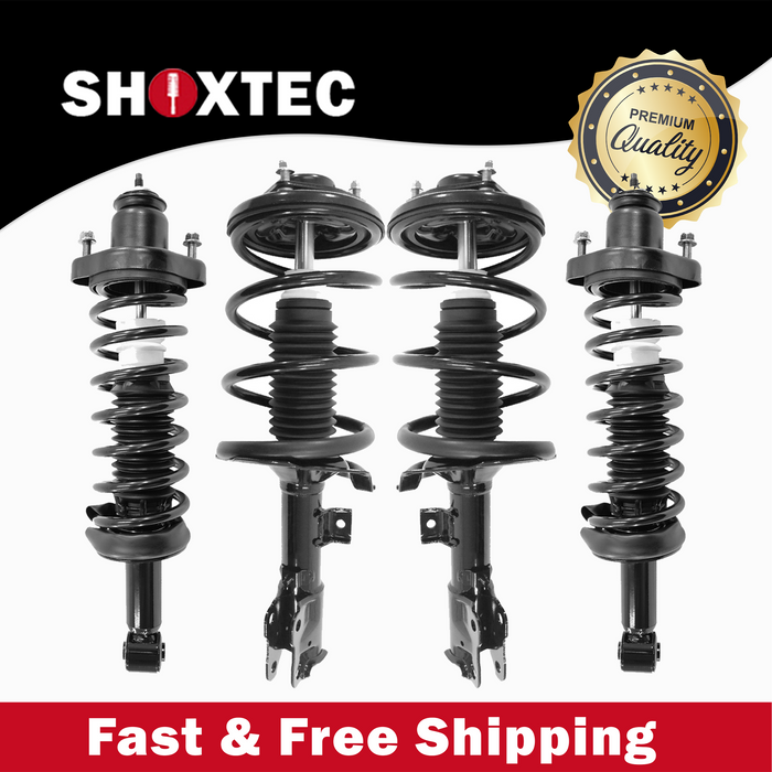 Shoxtec Full Set Complete Strut Assembly Replacement for 2011-2014 Chrysler 200 2.4L L4; 2008-2010 Chrysler Sebring 2.7L V6, 3.5L V6 Repl Part No. 271131 271130 172331
