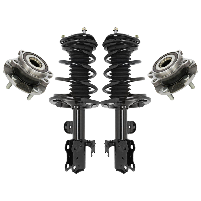 Shoxtec Front Struts Wheel Bearing Hubs Set Replacement for 2011-2016 Scion TC Repl. Part No. 172683 172682 513258