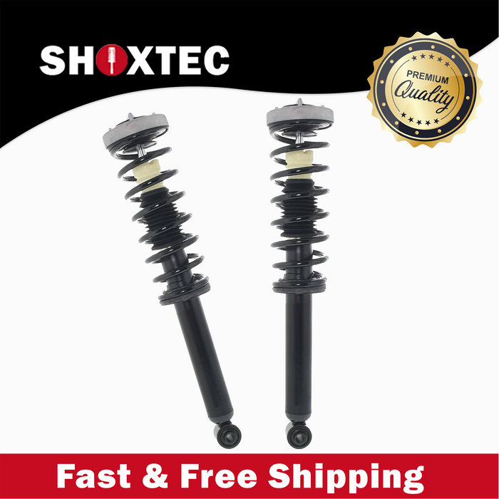 Shoxtec Rear Complete Strut Assembly Replacement for 2004-2007 BMW 525i Sedan; 2008-2010 BMW 528i; 2004-2007 BMW 530i Sedan; 2008-2010 BMW 535i; 2004-2005 BMW 545i; WITH Sport Suspension Repl No. 172747