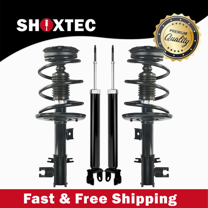 Shoxtec Full Set Complete Strut Assembly Replacement For 2013-2017 Nissan Altima, Repl No. 172902, 172901, 349075