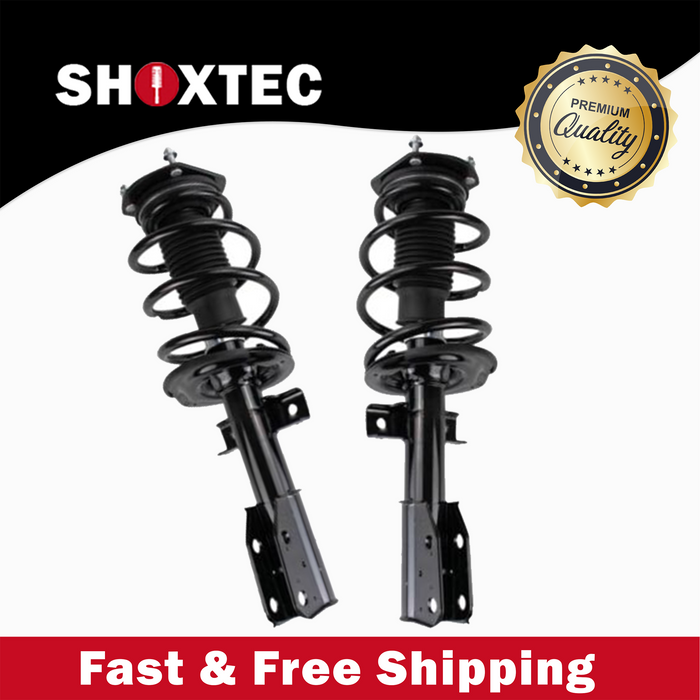Shoxtec Front Complete Strut Assembly Replacement For 2008-2012 Buick Enclave; 2009-2012 Chevrolet Traverse; 2007-2012 GMC Acadia; 2007-2010 Saturn Outlook, Repl No. 182518