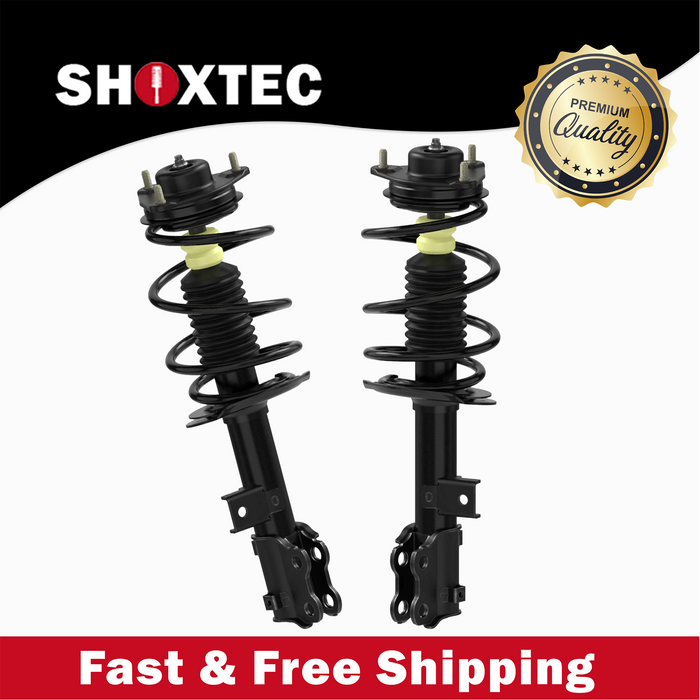 Shoxtec Front Complete Strut Assembly Replacement for 2012-2014 Hyundai Sonata Built from 11/29/2011; without Factory Pro Kit; Replacement for 2012-2015 Kia Optima; USA Built; Built from 11/29/2011 Repl No. 182587, 182588
