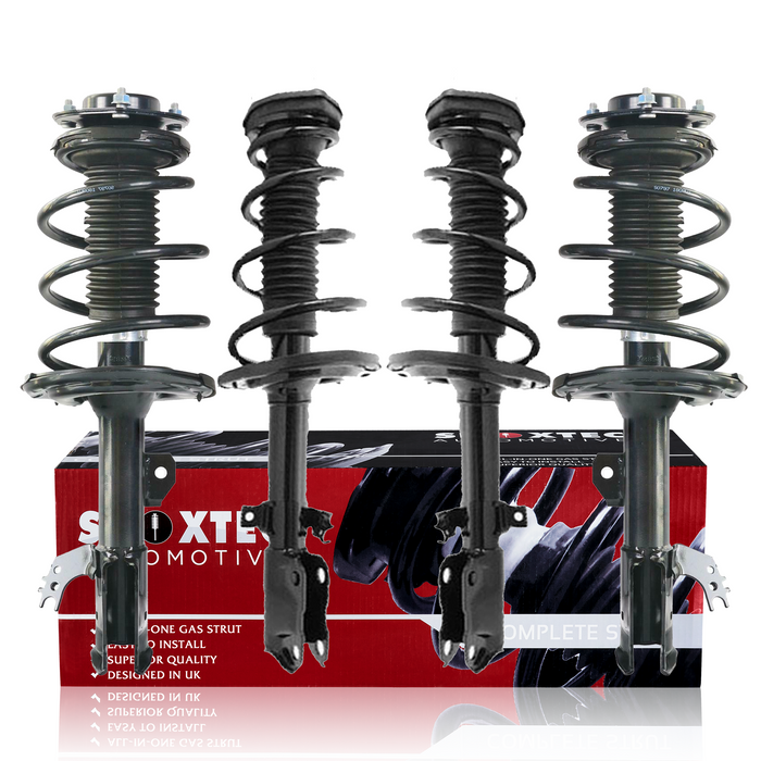 Shoxtec Full Set Complete Strut Assembly Replacement for 2012-2014 Toyota Camry Hybrid LE; Hybrid XLE Repl No. 2333313LR, 2333376LR