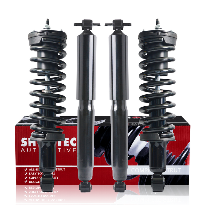 Shoxtec Full Set Complete Strut Assembly Replacement For 2004-2008 Chevrolet Colorado; 2004-2008 GMC Canyon, Repl No. 271353 911228