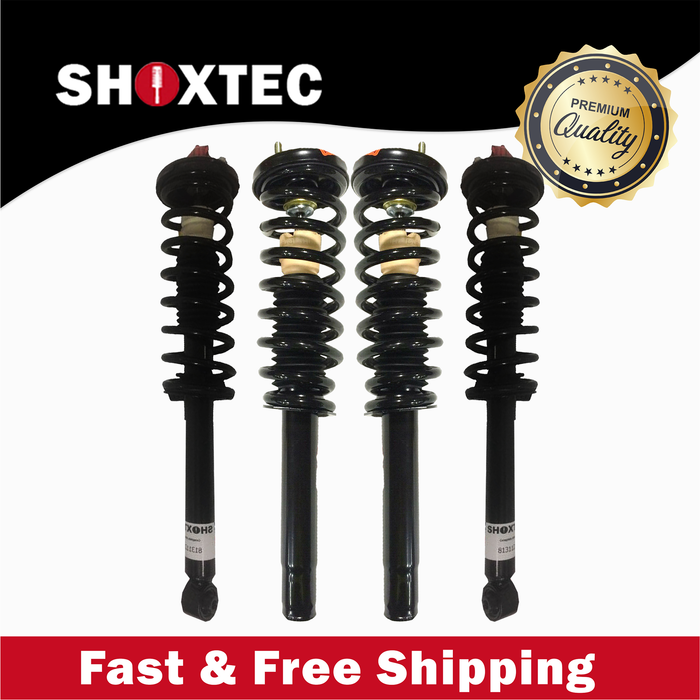 Shoxtec Full Set Complete Strut Assembly Replacement for 2004-2008 Acura TL 3.2L V6; 3.5L V6 Repl No. 272322, 171372