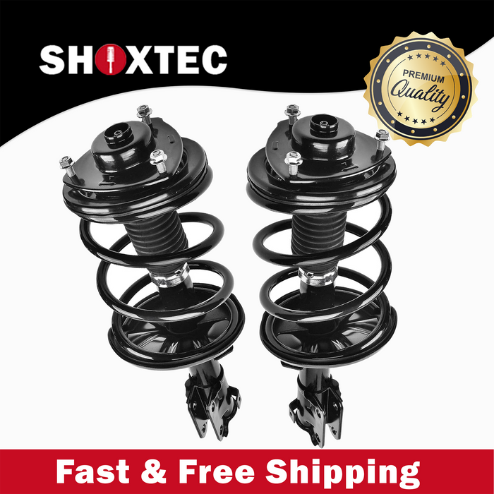 Shoxtec Front Complete Strut Assembly Replacement For 2004-2009 Mitsubishi Galant 3.8L V6, Repl No. 272348, 272347