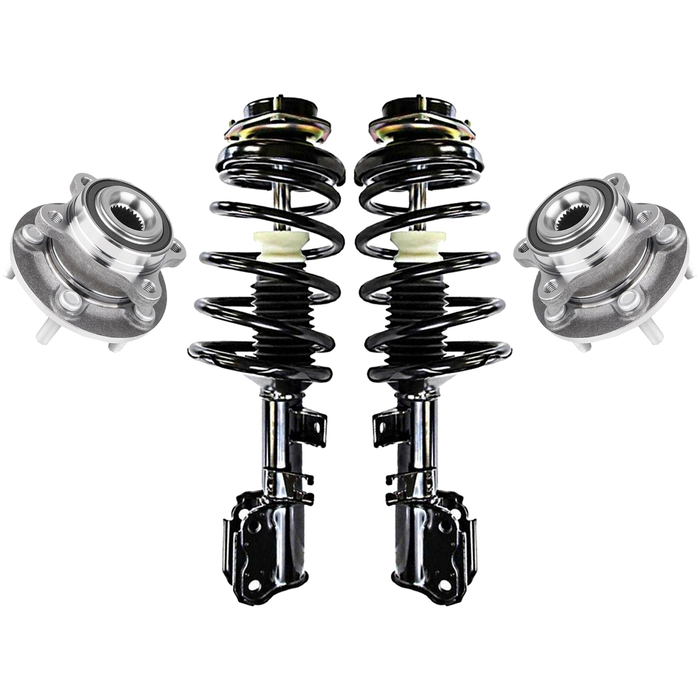 Shoxtec Front Struts Wheel Bearing Hubs Set Replacement for 2013 - 2014 2019 Ford Fusion FWD Repl. Part No. 272638 512498