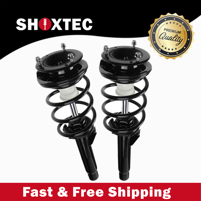 Shoxtec Front Complete Strut Assembly Replacement For 2007-2013 BMW 128i, 2012-2013 135i,135is, 2007-2013 328i,335i, 2011-2013 335is, Repl No. 272756,272755