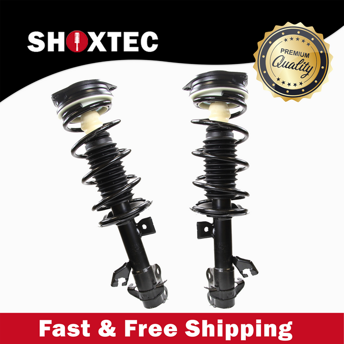 Shoxtec Front Complete Strut Assembly Replacement for 2012-2013 BMW 135i; 2013 BMW 135is; 2006 BMW 325i , Repl no. 372756, 372755
