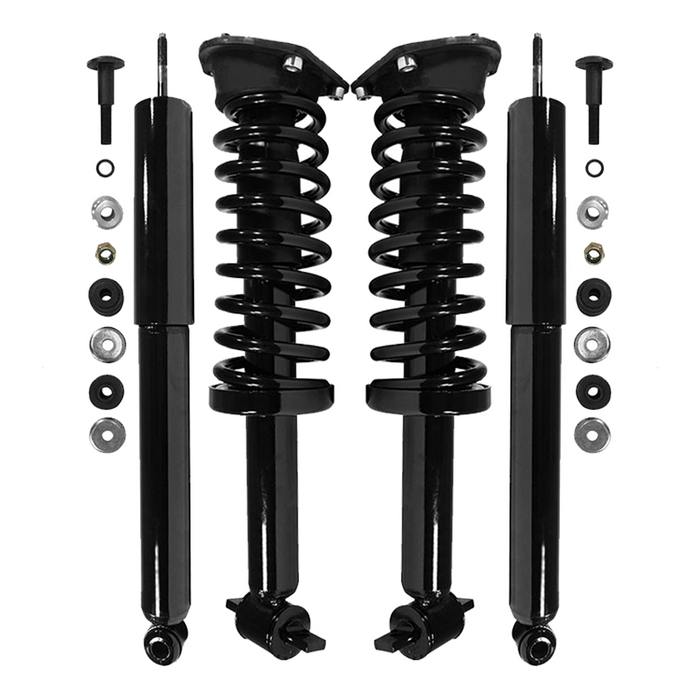 Shoxtec Full Set Complete Strut Assembly Replacement for 1993-2002 Chevrolet Camaro; 1993-2002 Pontiac Firebird Repl No. G57107 G57108 5867