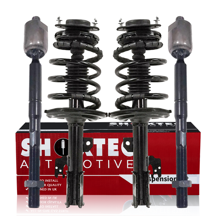 Shoxtec 4pc Front Suspension Shock Absorber Kits Replacement for 2007-2009 Lexus ES350 2006-2012 Toyota Avalon 2007-2011 Toyota Camry Includes 2 Complete Struts 2 Front Outer Tie Rod