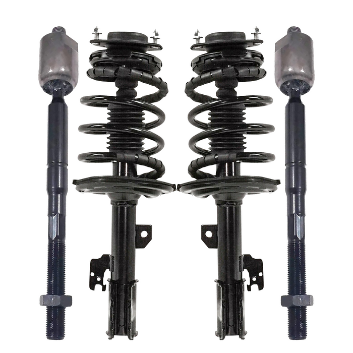 Shoxtec 4pc Front Suspension Shock Absorber Kits Replacement for 2007-2009 Lexus ES350 2006-2012 Toyota Avalon 2007-2011 Toyota Camry Includes 2 Complete Struts 2 Front Inner Tie Rod End