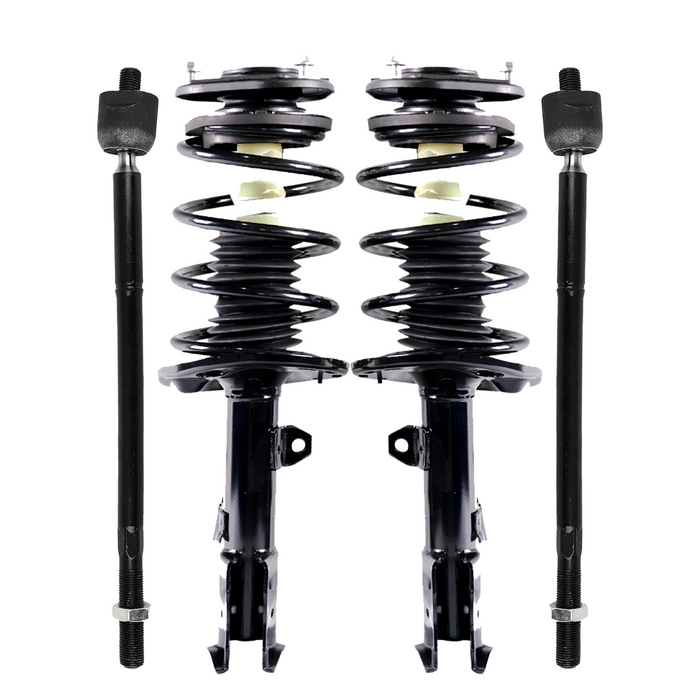 Shoxtec 4pc Front Suspension Shock Absorber Kits Replacement for 2014-2019 Toyota Corolla 1.8L I4 Excludes Sport suspension Includes 2 Complete Struts 2 Inner Tie Rod End
