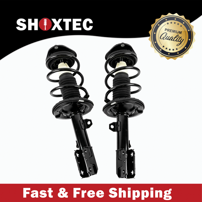 Shoxtec Front Complete Struts Assembly Replacement for 2005-2010 Scion tC Coil Spring Shock Absorber Repl. part no 172391 172390
