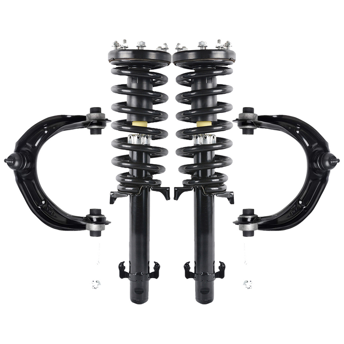 Shoxtec 4pc Front Suspension Shock Absorber Kits Replacement for 2008-2012 Honda Accord Includes 2 Complete Struts 2 Front Upper Control Arm And Ball Joint