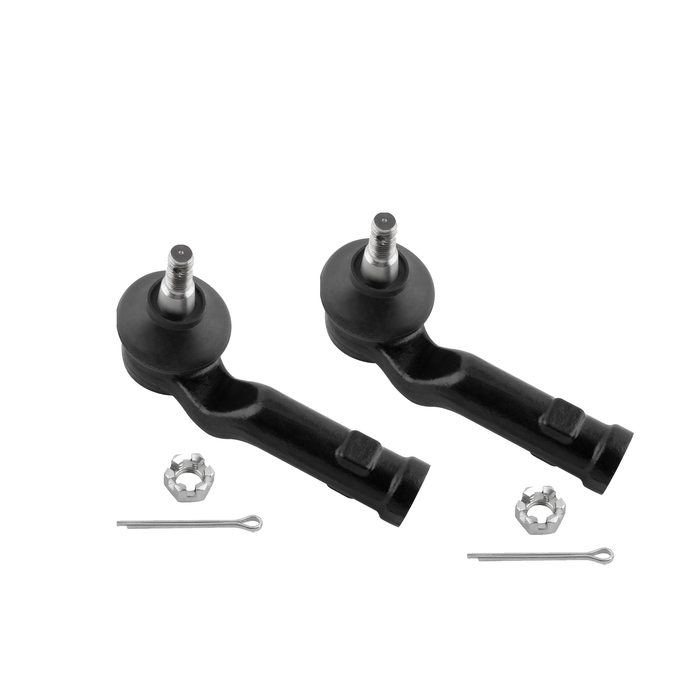 Shoxtec Front Outer Tie Rod End 2pc Passenger Side and Driver Side Replacement for 2004-2013 Mazda 3 2006-2017 Mazda 5