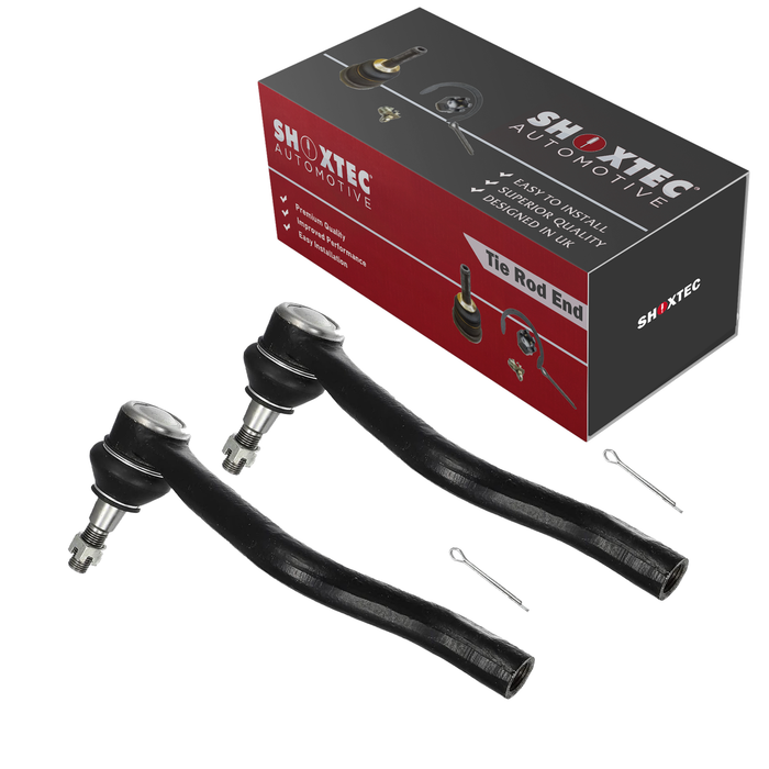 Shoxtec Outer Tie Rod End 2pc Passenger Side and Driver Side Replacement for 13 Infiniti FX37 14 Infiniti QX70 07-13 Nissan Altima 09-14 Nissan Maxima 09-14 Nissan Murano