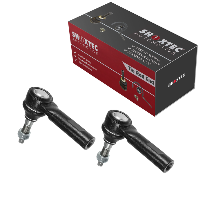Shoxtec Front Outer Tie Rod End 2pc Replacement for 11-23 Chrysler 300 11-23 Dodge Challenger 11-23 Dodge Charger